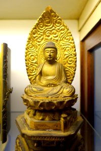 Sakyamuni, Japan, 17th century, wood - Museum of Vietnamese History - Ho Chi Minh City - DSC06012