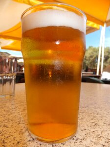 Alcohol refreshment beer glass photo