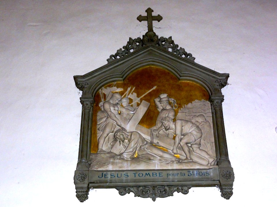 Saint-Vaast-Dieppedalle (Seine-Mar.) église, chemin de croix station 09