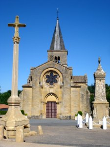 Saint-Vincent-Bragny (Saône-et-Loire, Fr), église St.Vincent