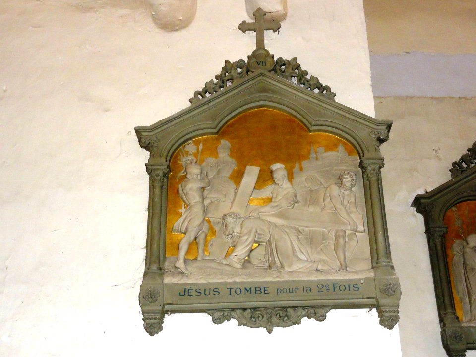 Saint-Vaast-Dieppedalle (Seine-Mar.) église, chemin de croix station 07