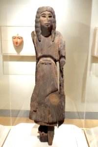 Sa-Iset the Younger, view 1 - Egypt, Asyut, New Kingdom, Dynasty XIX, reign of Ramesses II or Merenptah, c. 1279-1203 BC, wood - Brooklyn Museum - Brooklyn, NY - DSC08748