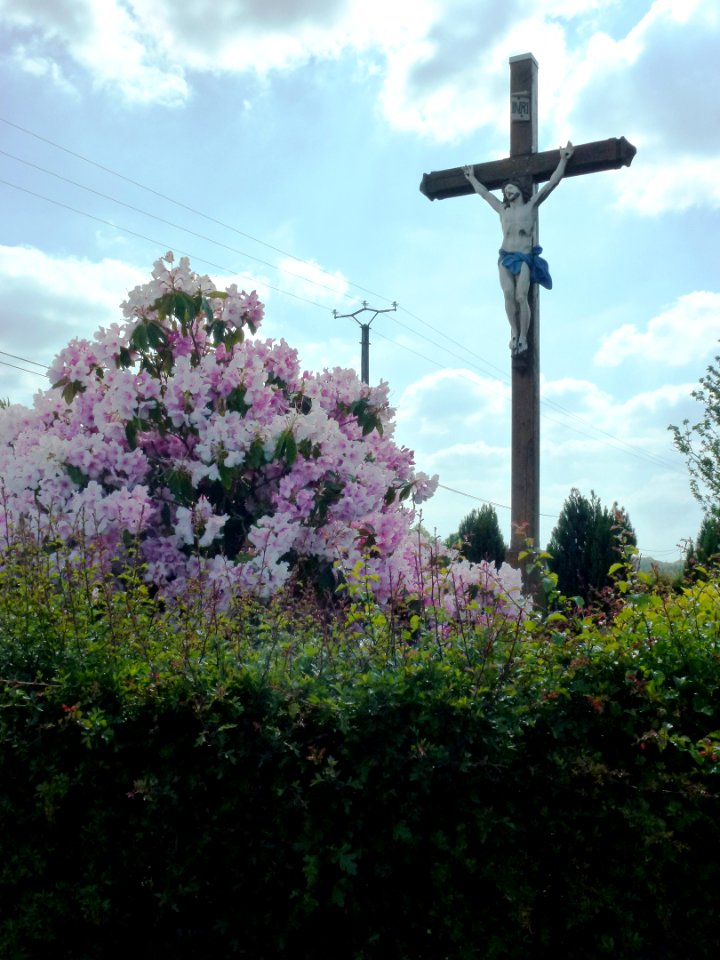 Saint-Vincent-du-Boulay (Eure, Fr) croix de chemin D22