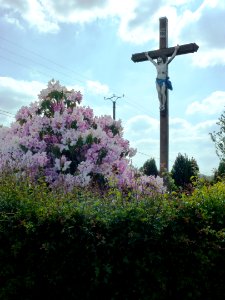 Saint-Vincent-du-Boulay (Eure, Fr) croix de chemin D22