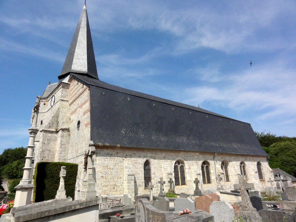 Saint-Vaast-Dieppedalle (Seine-Mar.) église extérieur (02)