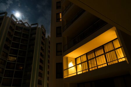 Flat balcony alone