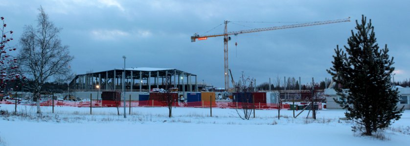 Sairaalanrinne School Construction Oulu 20121209 02