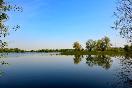 Reflections lacquer landscape