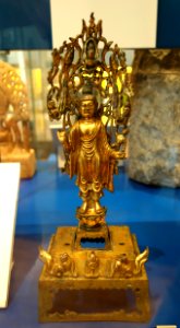 Sakyamuni Buddha, China, Tang dynasty, 8th century AD, gilt bronze - Royal Ontario Museum - DSC04101