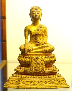 Sakyamuni, Thailand, 18th century AD, bronze - Museum of Vietnamese History - Ho Chi Minh City - DSC06026