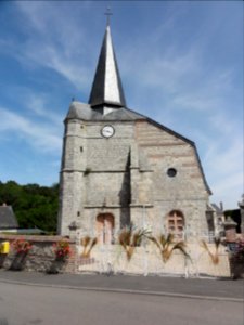 Saint-Vaast-Dieppedalle (Seine-Mar.) église extérieur (01)