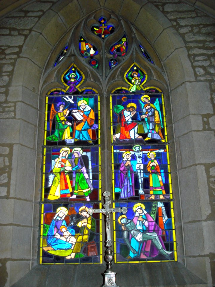 Saint-Vincent-Bragny, vitrail église St.Vincent
