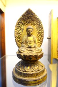 Sakyamuni, Japan, 18th century AD, wood - Museum of Vietnamese History - Ho Chi Minh City - DSC06009