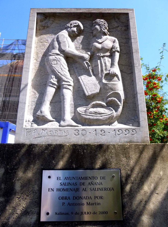 Salinas de Añana - Monumento en homenaje al Salinero