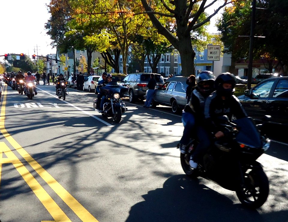 Salem MA motorcycle parade Oct 13 2013