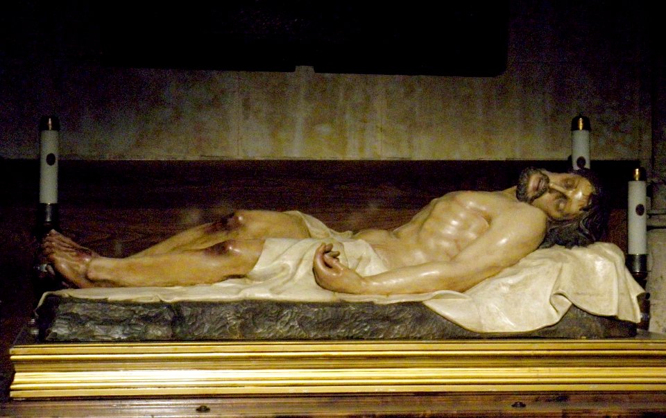 Salamanca - Catedral Nueva, Capilla de San Bartolome (Cristo Yacente de la Misericordia)