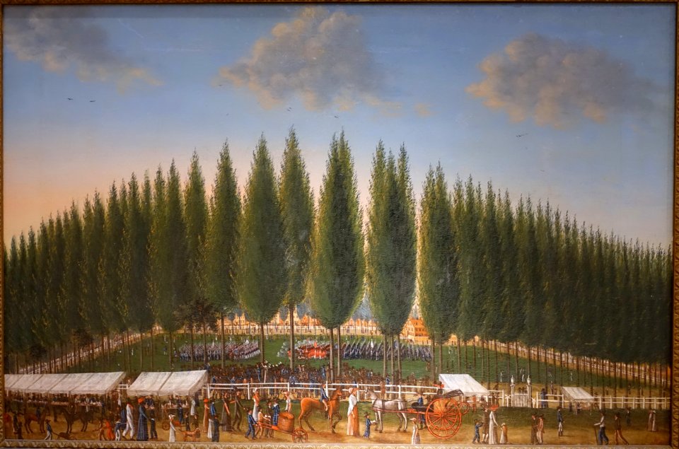 Salem Common on Training Day, by George Ropes Jr., 1808, oil on canvas - Peabody Essex Museum - DSC07114