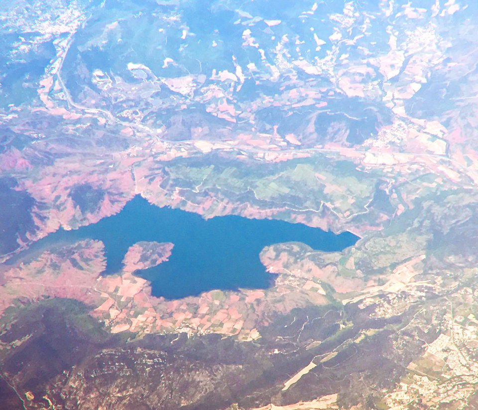 Salagou Lake - aerial view