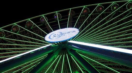 Folk festival ferris wheel carnies photo