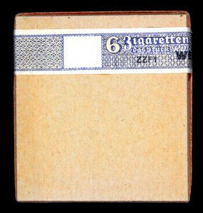 Salem No 6 cigarettes pack, back
