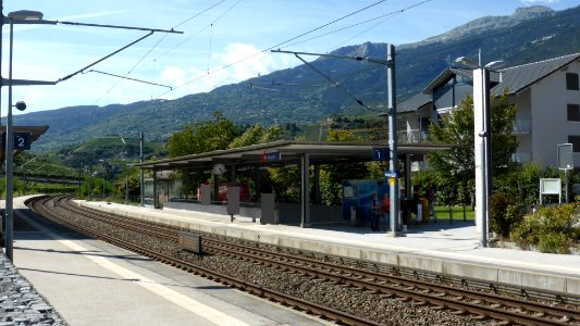 Salgesch railway station