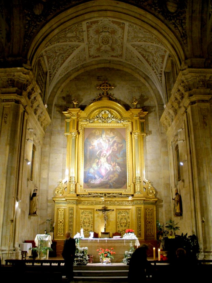 Salamanca - Iglesia de San Sebastián, interiores 01