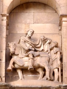 Salamanca - Iglesia de San Martín, portada renacentista 03