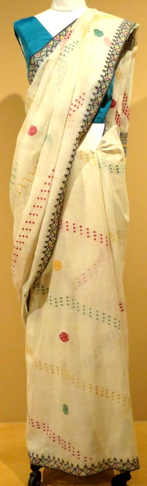Sari from Orissa, India, Honolulu Museum of Art 3962.1