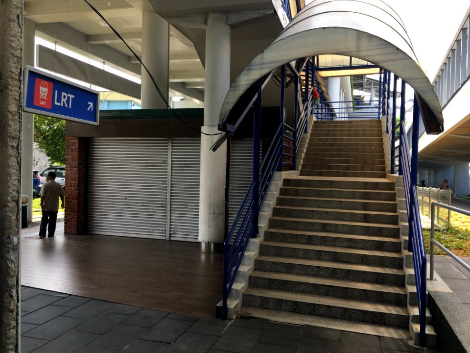 SBK Line Maluri Station LRT Entrance 2