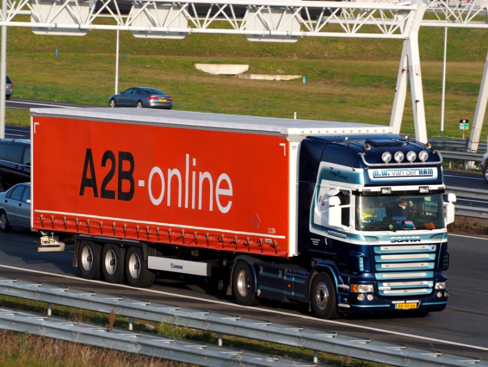 SCANIA R500, MW van der Ham, A2B Online