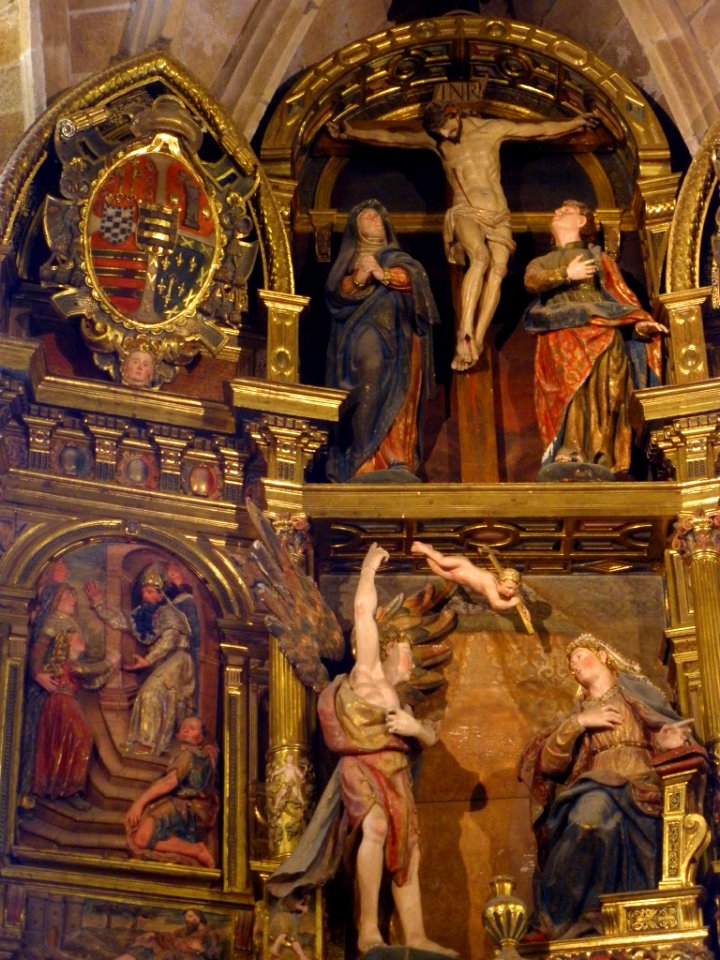 Salas - Colegiata de Santa María la Mayor, retablo principal, obra de Juan Ducete Díez (3)