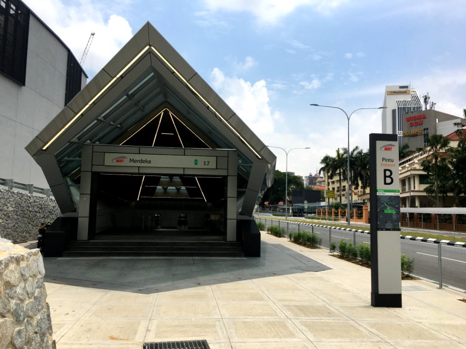 SBK Line Merdeka Station Entrance B 3