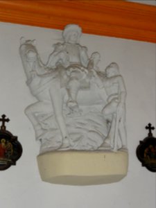 Saussay (Seine-Mar.) église, statue 08