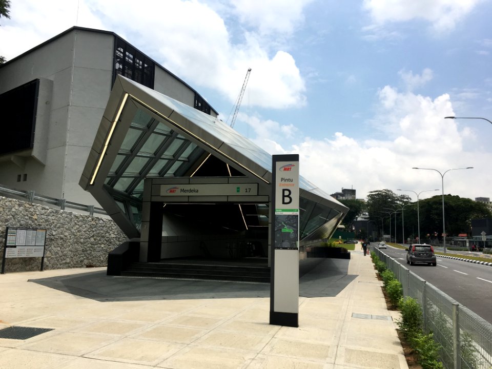 SBK Line Merdeka Station Entrance B 2