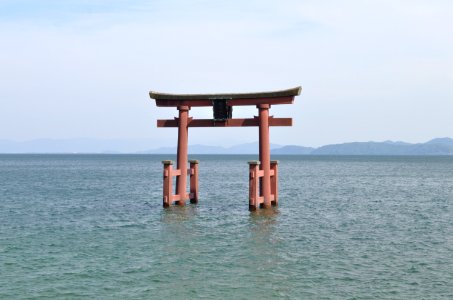Shirahige-jinja (Takashima) otorii