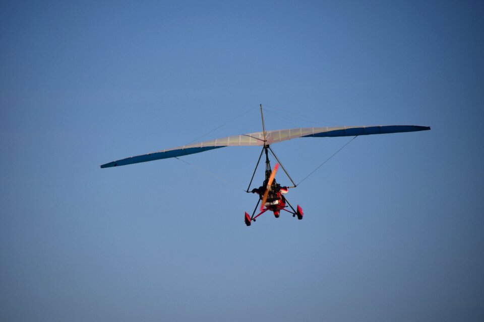 Flying motor gliders sport photo