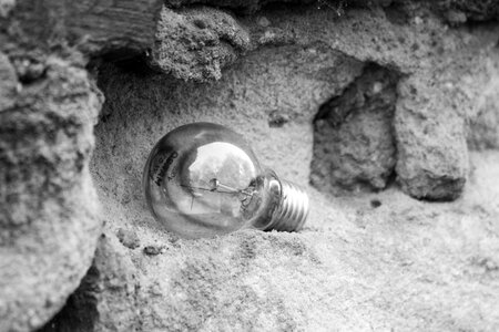 Light bulb retro broken