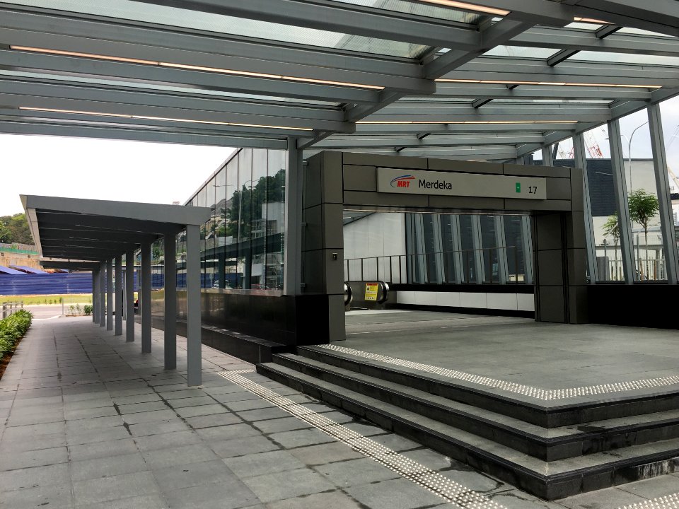 SBK Line Merdeka Station Entrance A 4