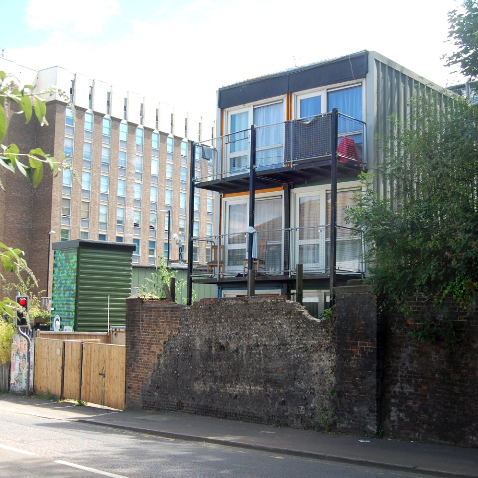 Shipping Container Houses, New England Road, Brighton (July 2019) (1)