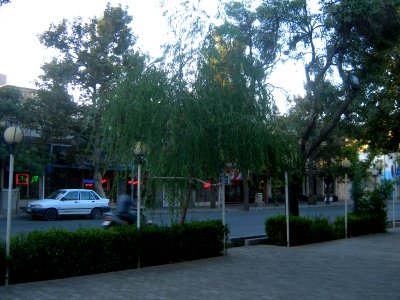 Sidewalk front of Maskan Bank - Daraei ave - Nishapur 1