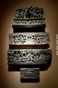 Scenes from the Life of Siddhartha, Pakistan and India, 3rd-4th century AD, schist - Chazen Museum of Art - DSC01610