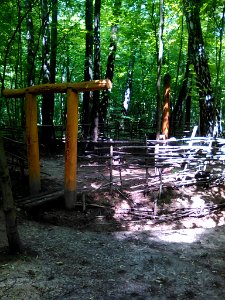 Svarog's shrine in Bitsa Park, Moscow (1)