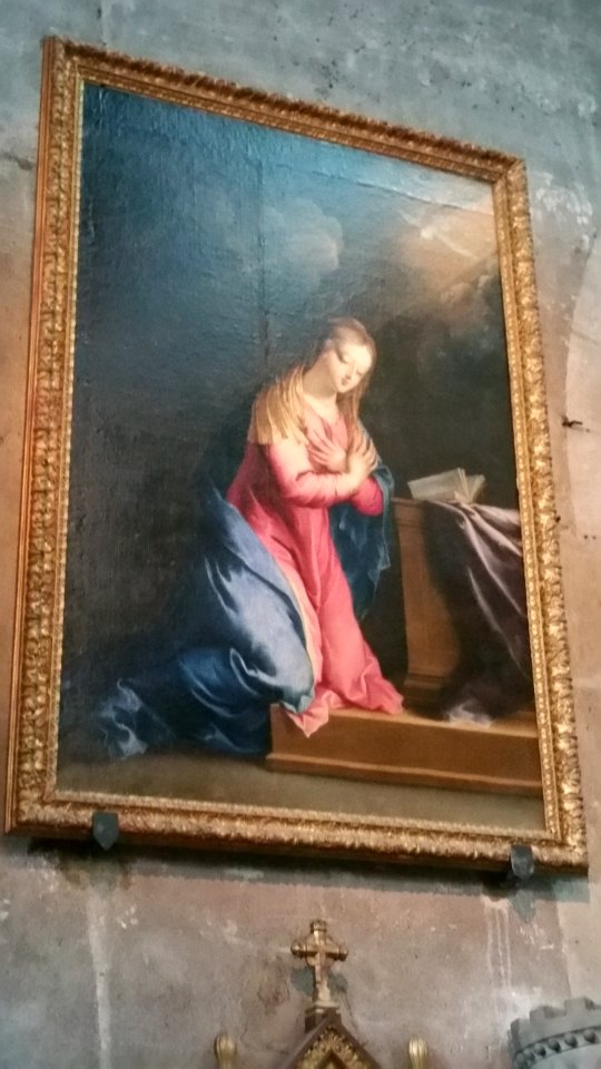 Tableaux de l'Annonciation, la Vierge Marie, cathédrale de Moulins 