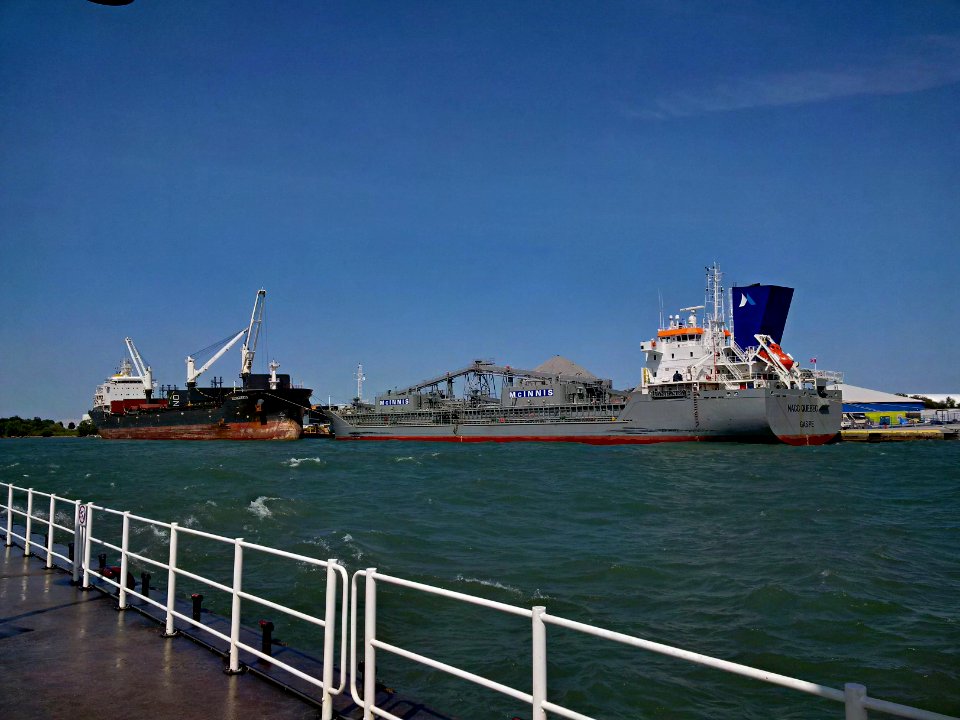 Ships in Oshawa Harbour, Fall 2017