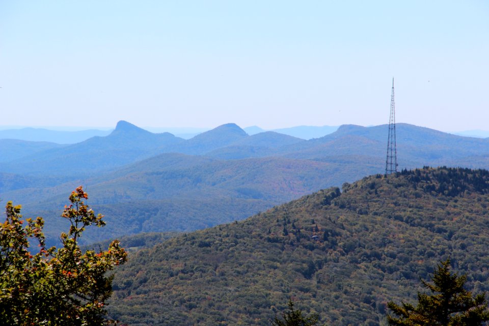 Table Rock viewed from Grandfather Mountain, Oct 2016