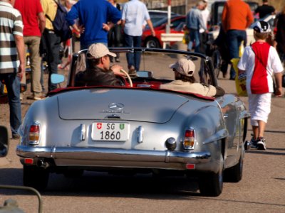 Swiss Mercedes licence registration SG 1860-