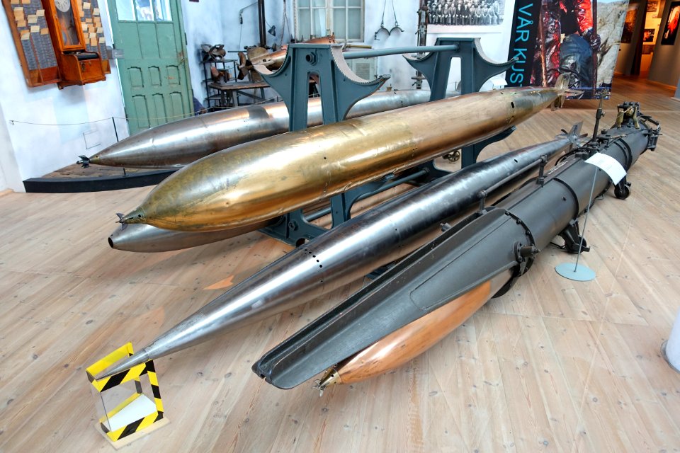 Torpedos, 1876-1898 - Marinmuseum, Karlskrona, Sweden - DSC08908