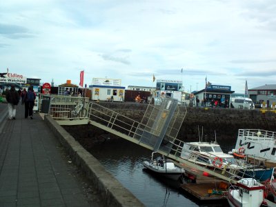 Tour booths in Reykjavik's Old Harbour