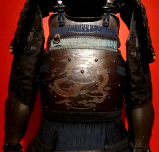 Tosei gusoku armor with blue lacing, 17th century (trunk)