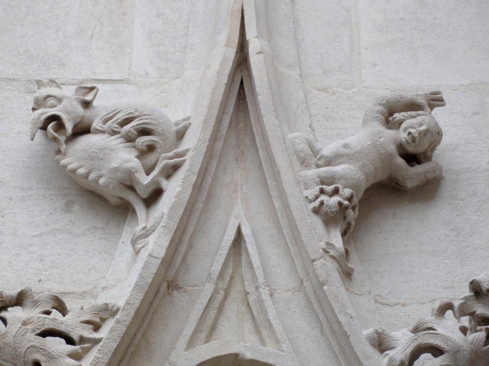 Toul (Meurthe-et-M.) Cloître de la collégiale Saint-Gengoult, détail (01)